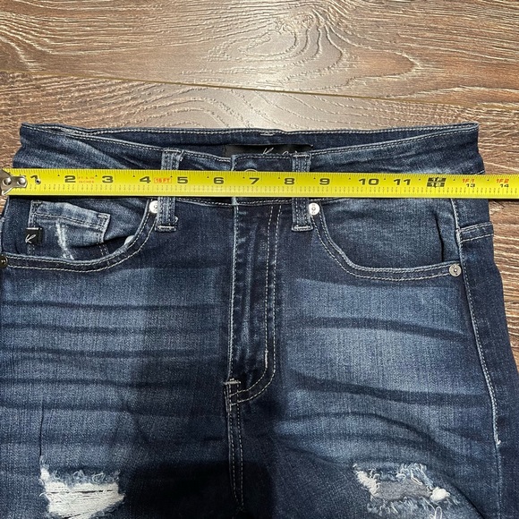 KanCan Ripped Knee Distressed Ankle Skinny Jeans - Picture 8 of 8